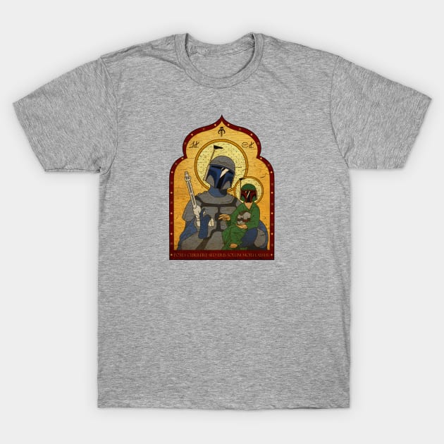Patron Saint of Bounty Hunters T-Shirt by respectthefett